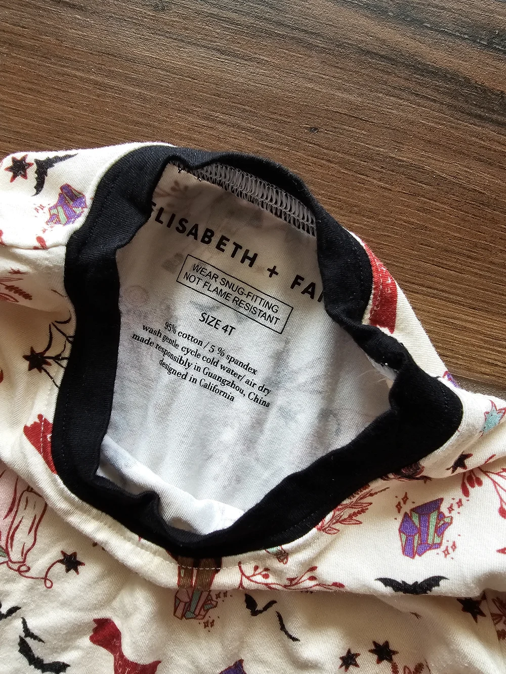 Elisabeth + Faith Hocus Pocus Halloween Pajamas 4T